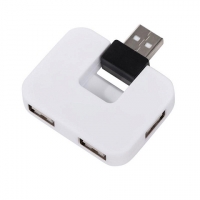 Хаб USB «Jacky» на 4 порта, белый