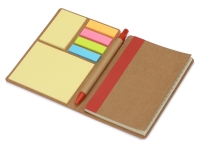 Набор стикеров А6 «Write and stick» с ручкой и блокнотом, красный