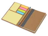 Набор стикеров А6 «Write and stick» с ручкой и блокнотом, серый