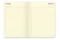 Недатированный ежедневник REINA 650U (5451) 145x205мм бургунди, крем. блок, календарь до 2023 г., золоченый срез, в кор-ке